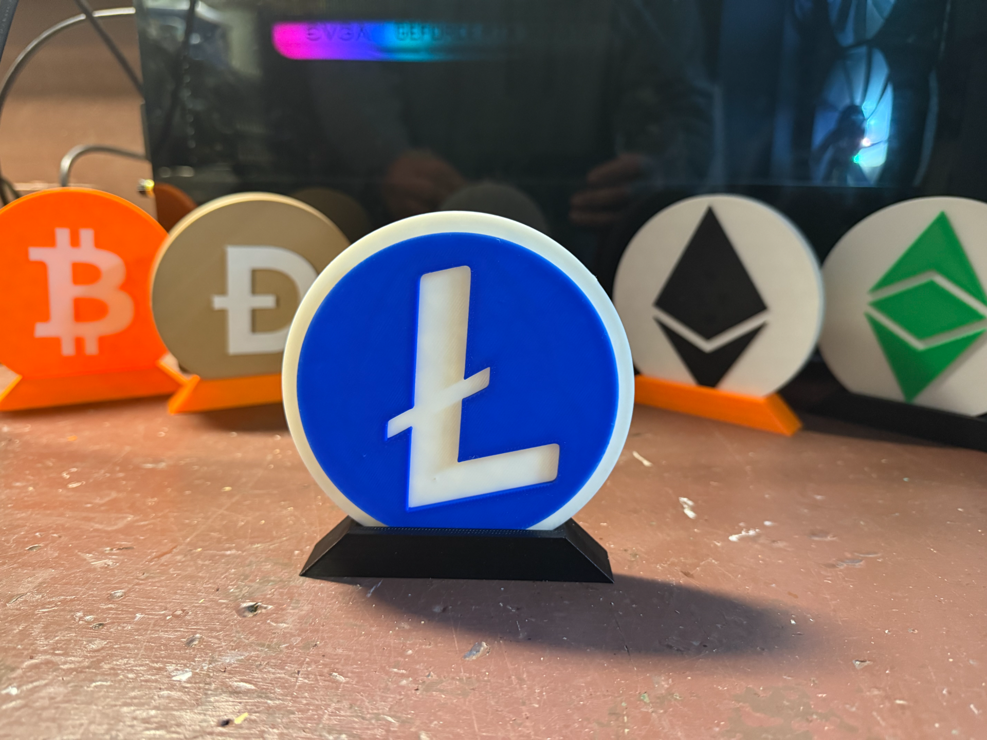 Litecoin Sign and Display