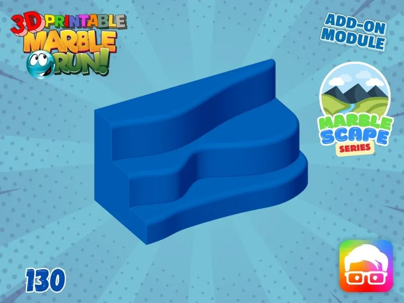 ADD-ON 130 for Ultimate 3D Printable Marble Run