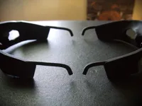 Glasses Arms, Slowed, A1, With Supports, Bambu PLA Matte