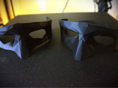 Polygon Eye Face Mask