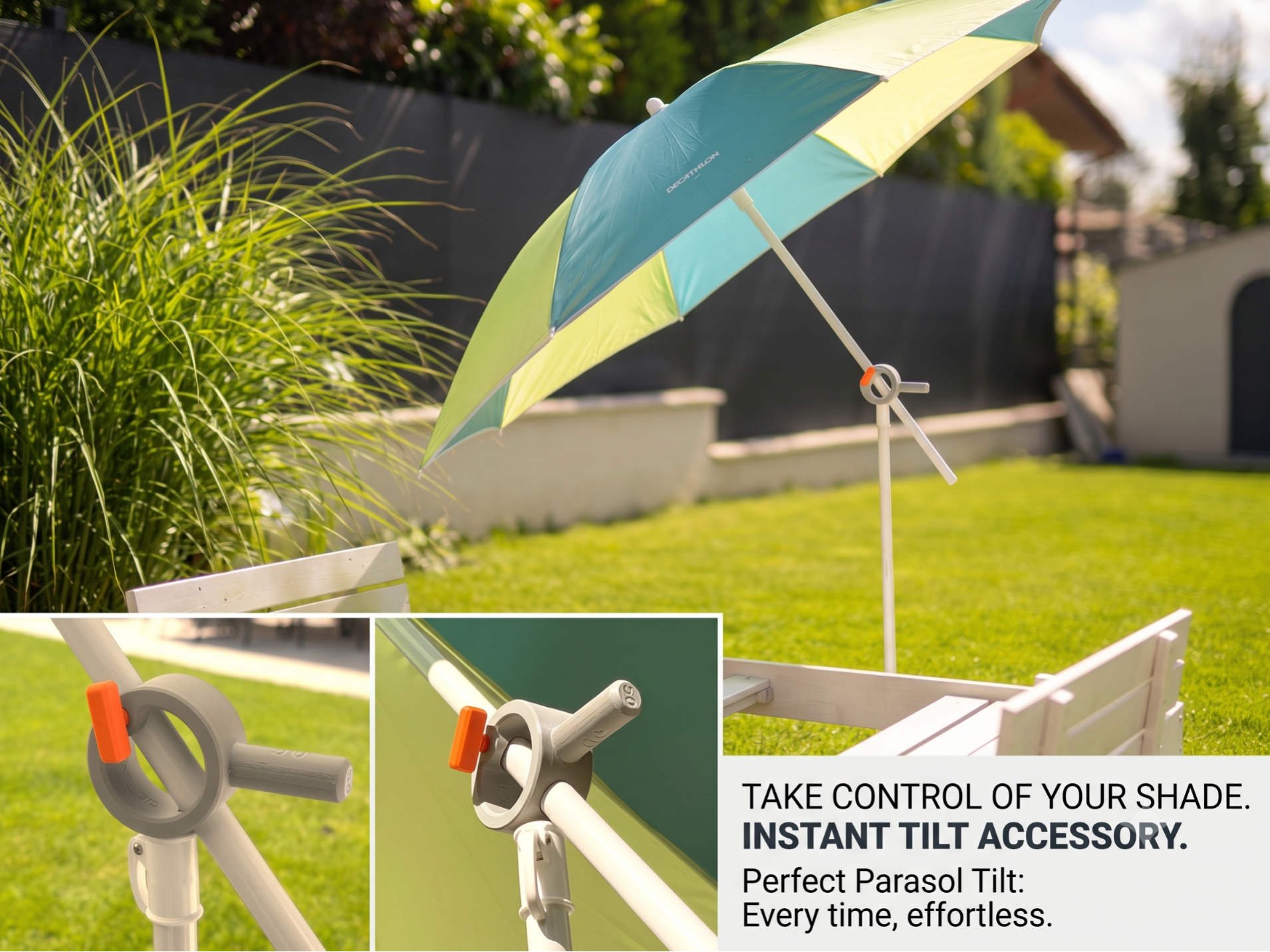 Parasol tilt accessory