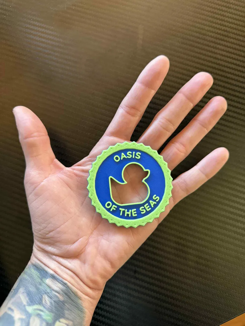 Customizable Cruise Duck Coins (v1 and v2) - Free 3D Print Model ...
