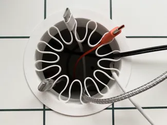 12-Port Desk Cable Insert Holder