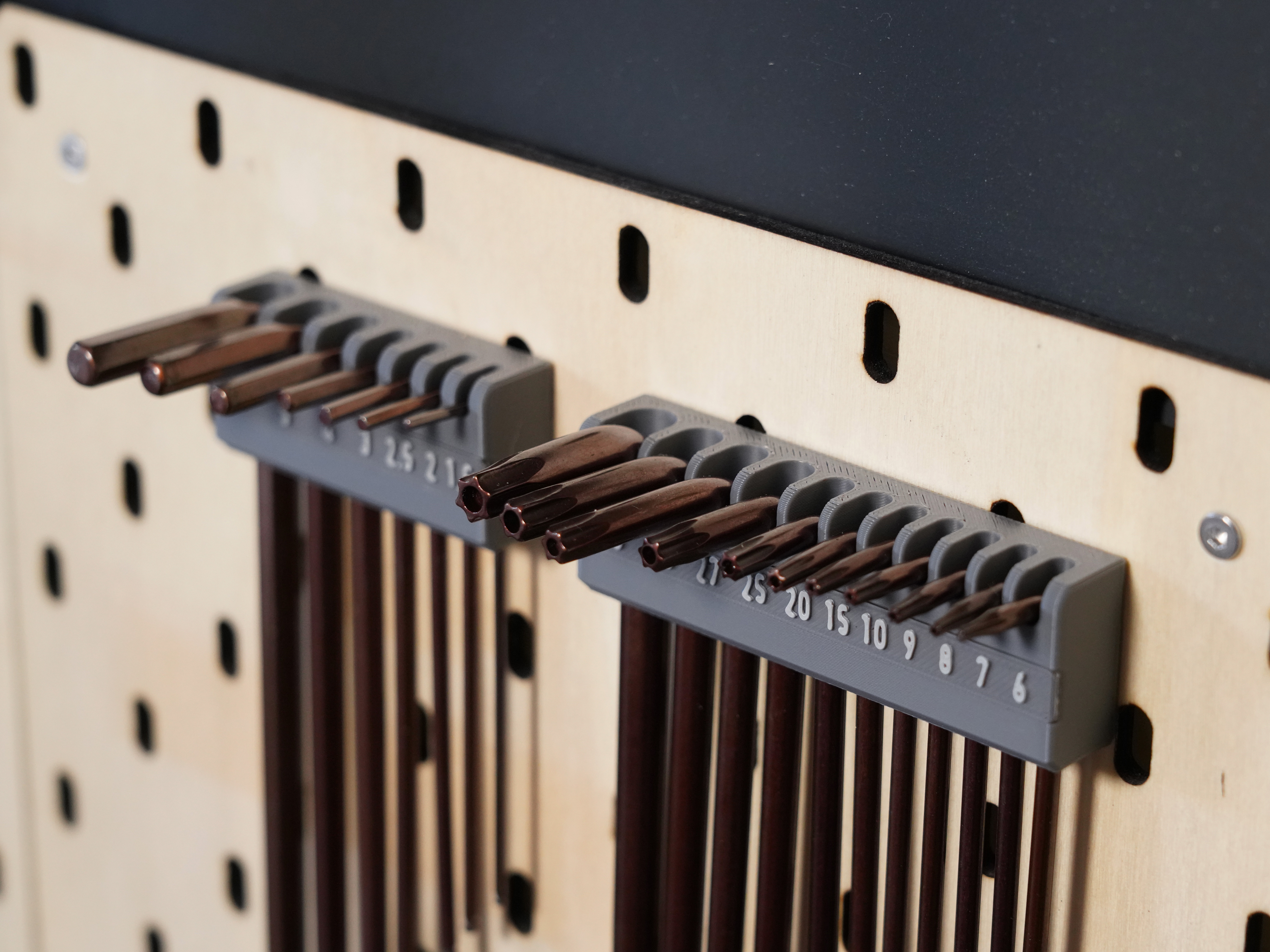 Hex Key|Torx Key|Pegboard Holder|六角|梅花扳手|支架|Skadis - 1