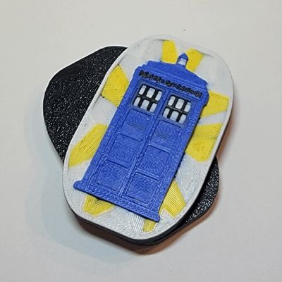 Tardis Magnetic Fidget Slider