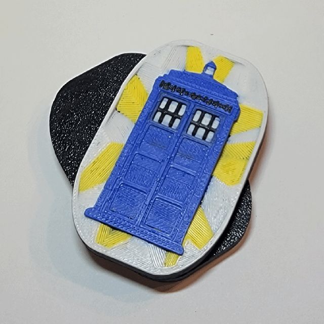 Tardis Magnetic Fidget Slider