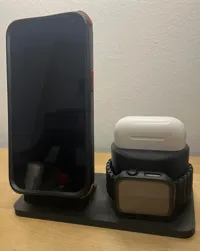 Station de charge 3-en-1 pour iPhone, Apple Watch et AirPods — photo 2