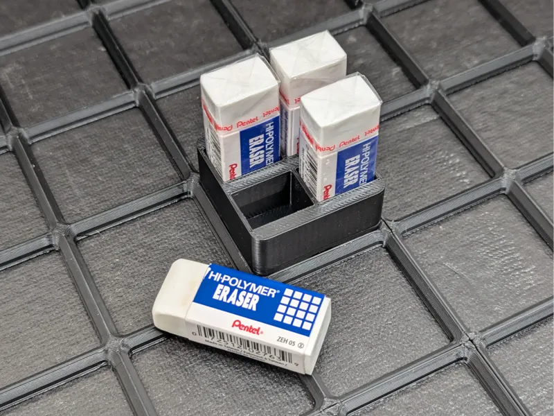 Pentel Hi-Polymer Eraser Holder - Gridfinity