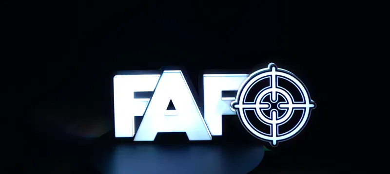FAFO Led Lightbox