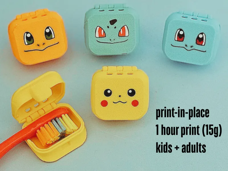 Pocket Monster Toothbrush Case – Travel Cap