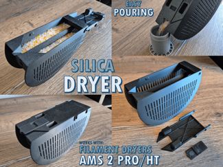 Silica dryer spool - for filament dryers
