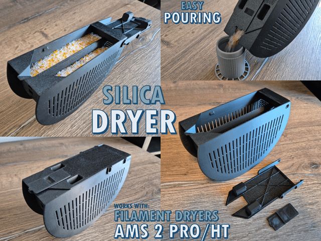 Silica dryer spool - for filament dryers