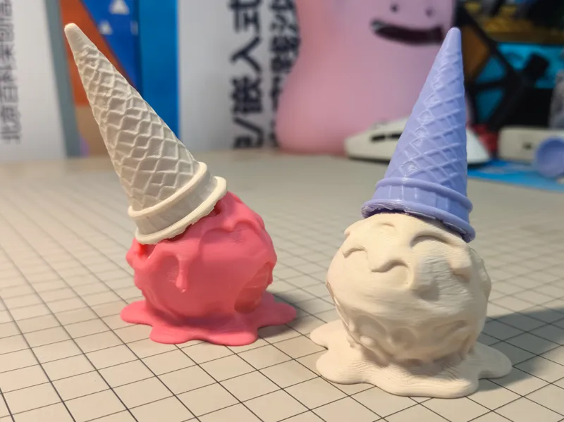 掉落的冰淇淋
