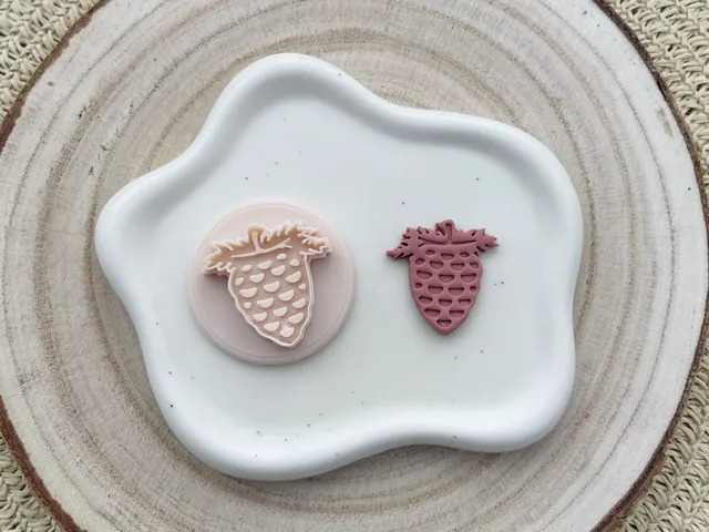 Pinecone Polymer Clay Earrings Cutter