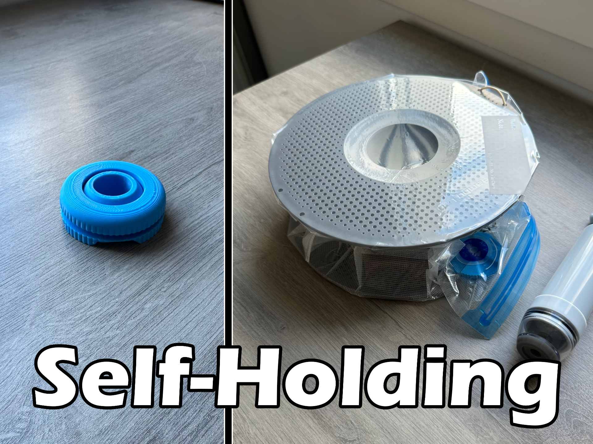 Self-Holding Vacuum Bag Ring Spacer