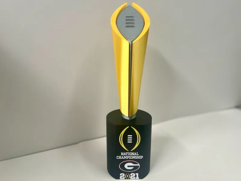 2021 Georgia National Championship Trophy