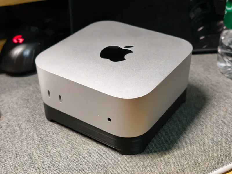 Mac Mini M4防尘底座（带一体滤网）