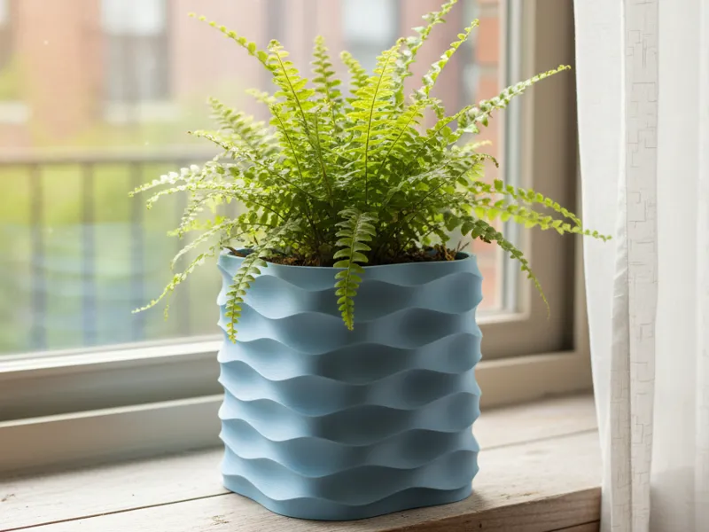 WaveCube Flowerpot - Twistbase for Water
