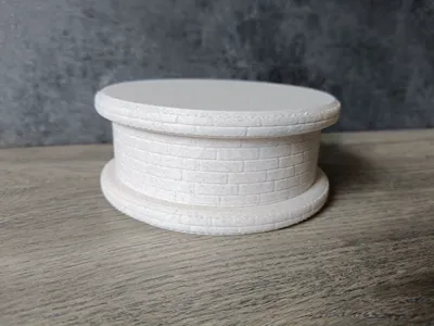 Simple Stone Pedestal or Stone Plinth