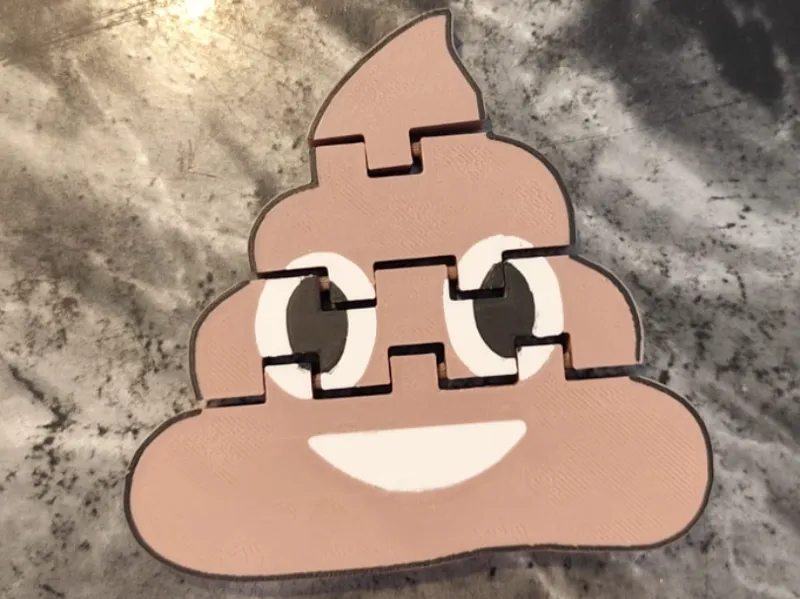 Flexi Kackhaufen Emoji