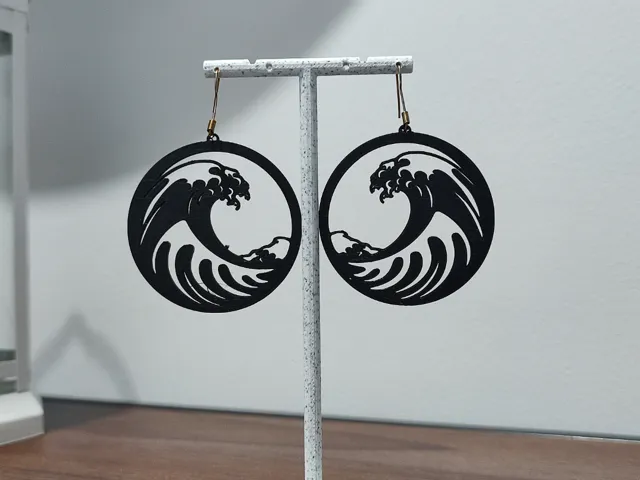 Aretes Tsunami de Estilo