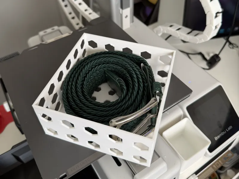 boite de rangement pour ceinture 