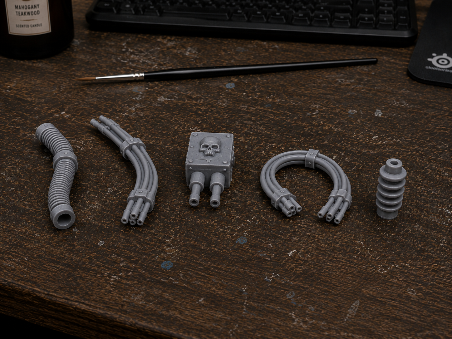 wiring greeble pack with wires and electrical - 1