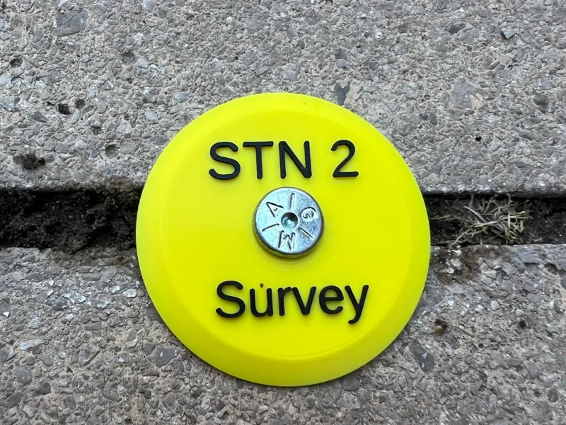 Land Survey Nail Washer