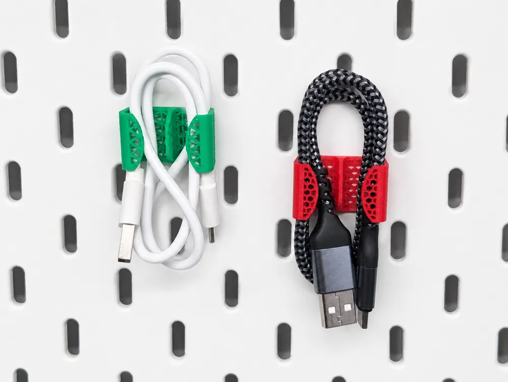 Pegboard cable organizer - Free 3D Print Model - MakerWorld