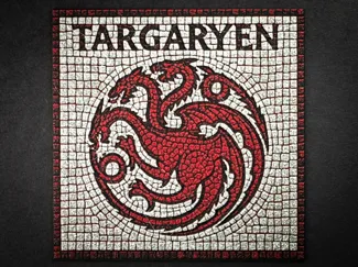 House Targaryen Mosaic - Game of Thrones
