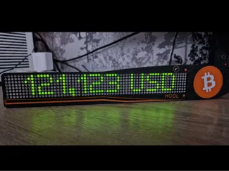 Bitcoin price display! - Intended for tinkerers!