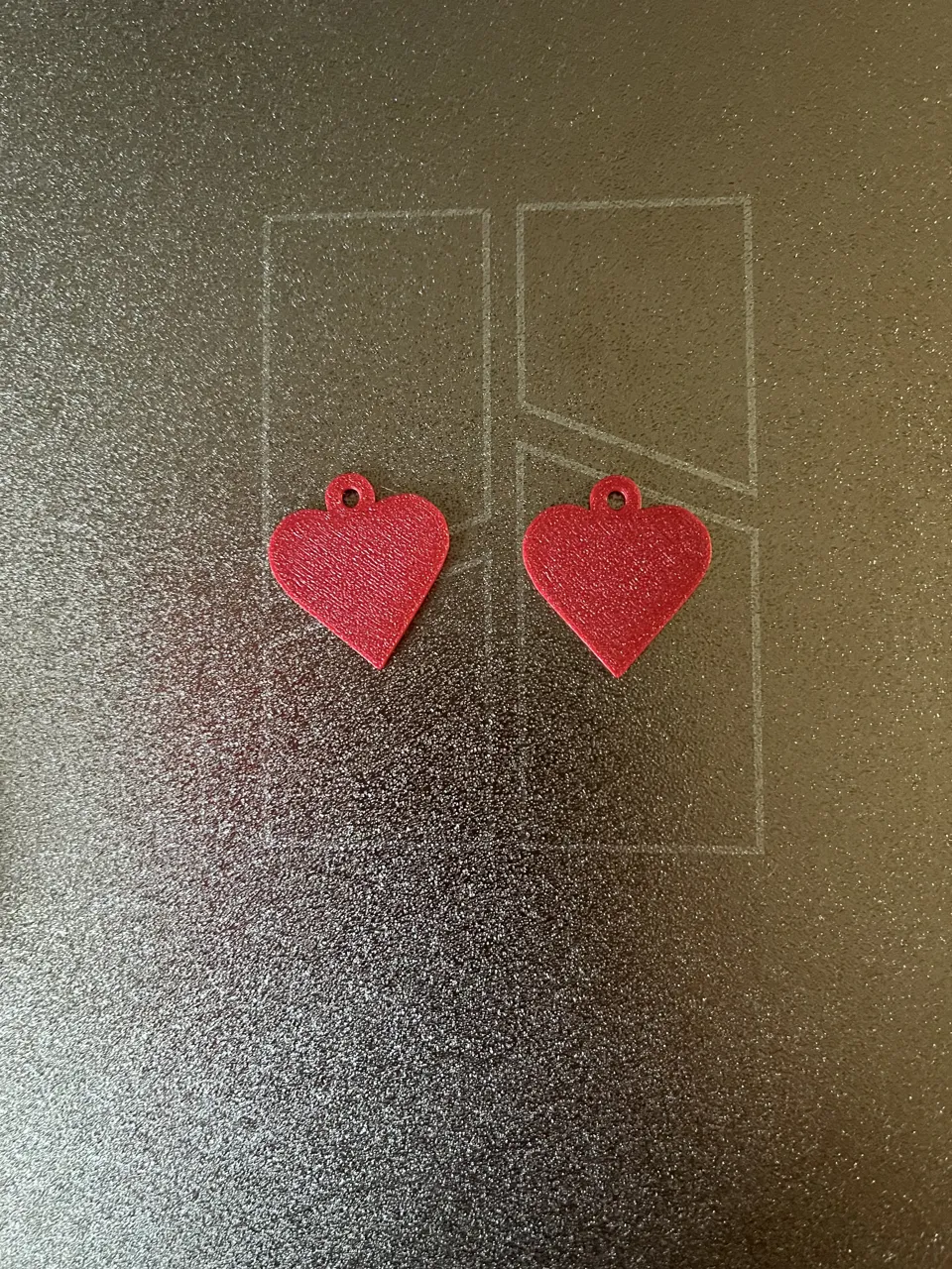 heart earrings view 2