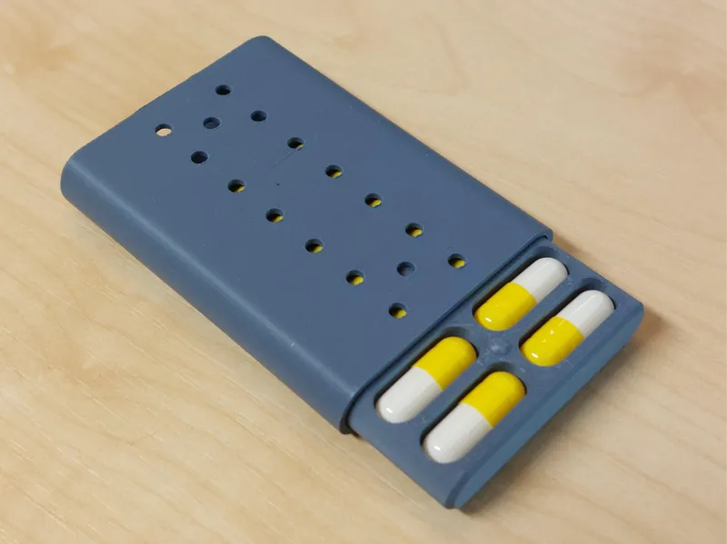 Pill Organizer for 7x2 Pills