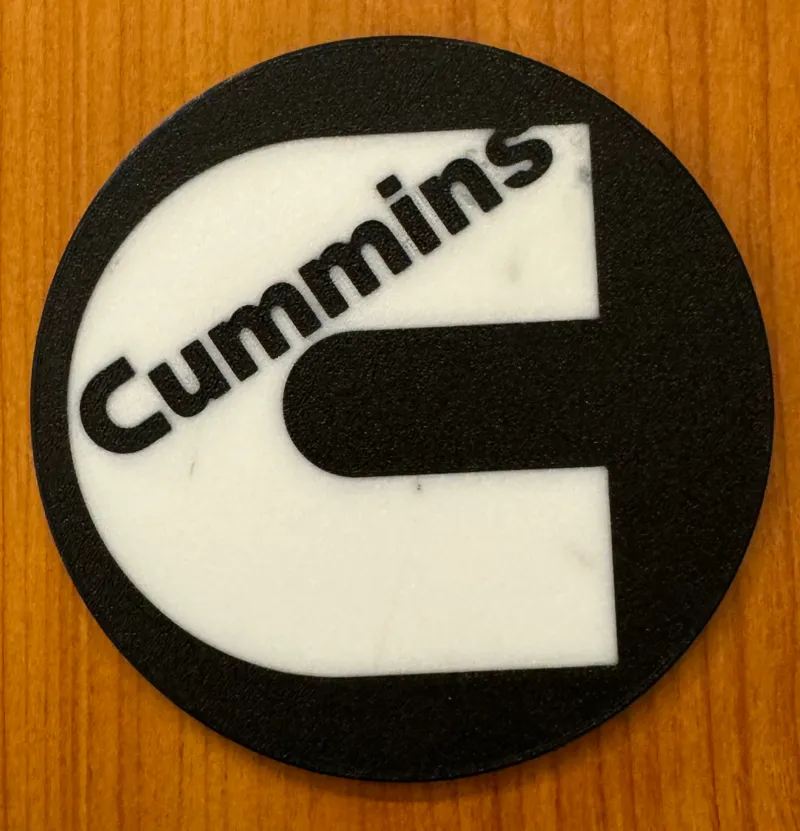 Cummins Logo Coaster