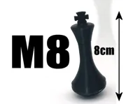 Chess pieces for M8 nuts
