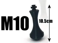 Chess pieces for M10 nuts