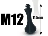 Chess pieces for M12 nuts