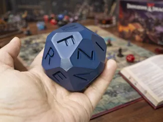 Alphabet D20 Dice