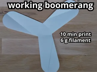 working boomerang