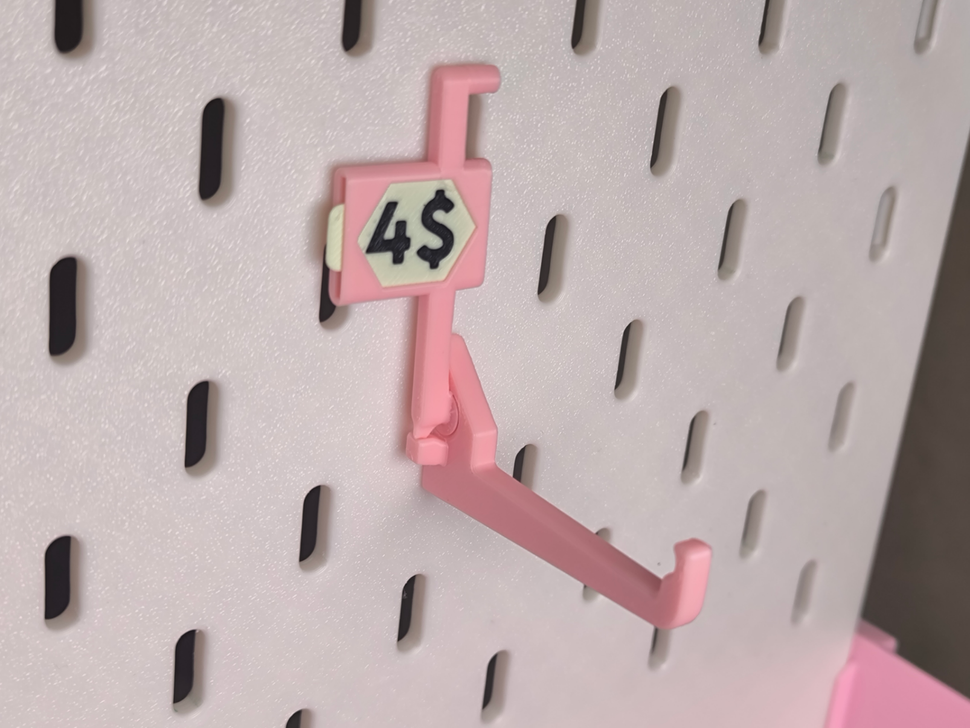 Lockable SKÅDIS Hook Price Tag – Display Hook 3D model