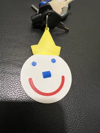 JIB JACK In The Box Antenna Ball Keychain so cute!
