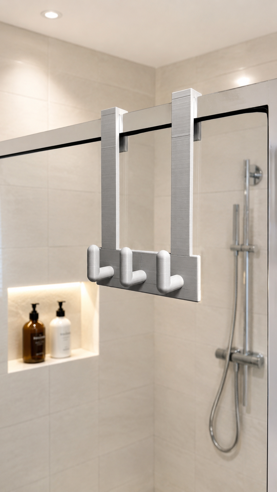 Miniatura 3 do modelo 3D Customisable Shower Room Hook