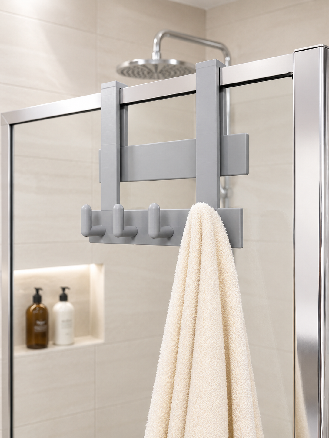 Miniatura 4 do modelo 3D Customisable Shower Room Hook