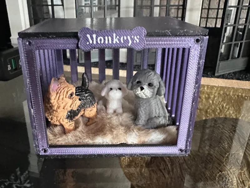 1:12 scale dog crate