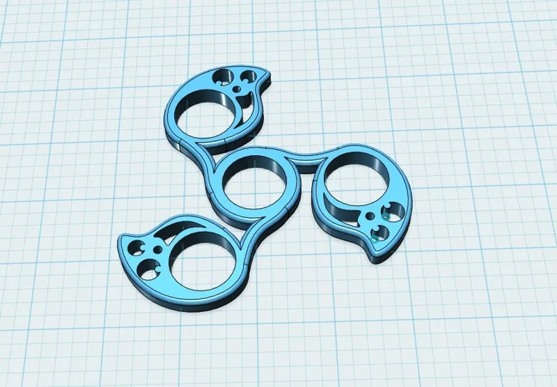 XL Happy Ghost Fidget spinner