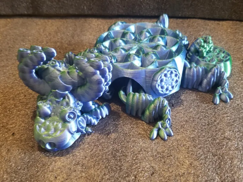 Shakaworld3D Hundred Eye Dragon Turtle