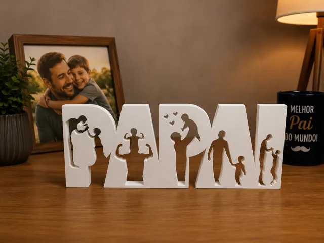 მამის დღის დეკორატიული წარწერა „DADDY“