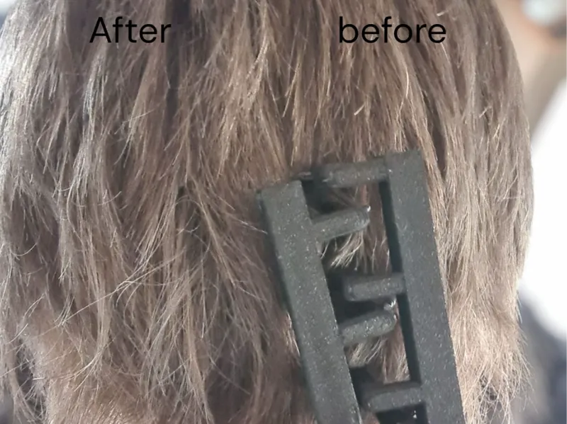 texture comb / wavy hair in seconds 