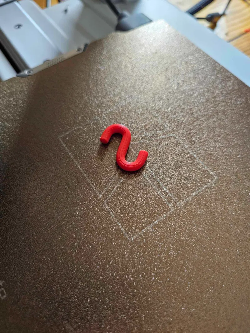 S Hook for round chain connections 