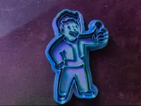 Emporte-pièce et tampon Vault Boy (Fallout) — photo 4